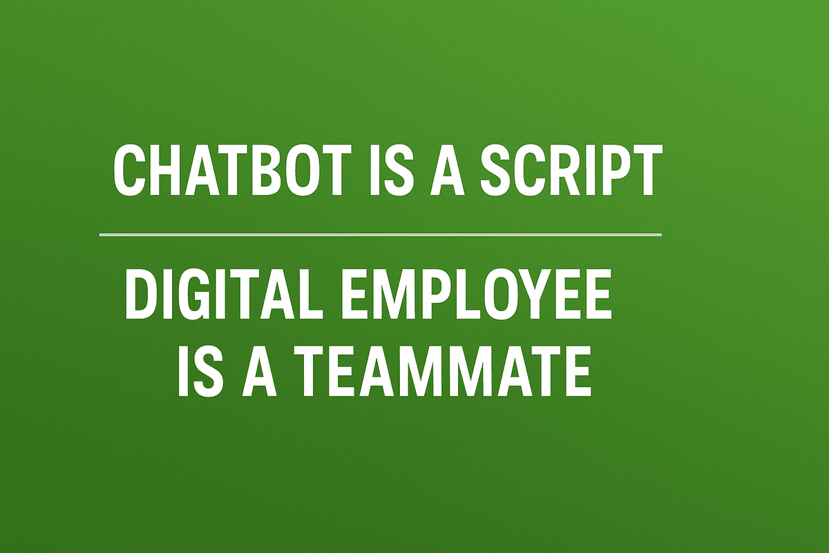 Chatbot is dead, here comes the digital employee