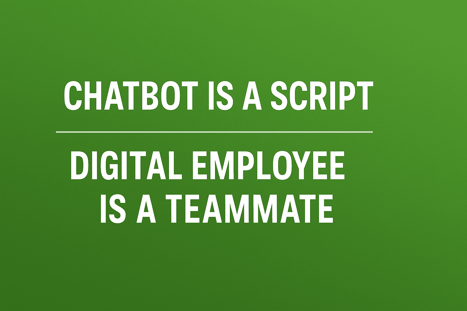Chatbot is dead, here comes the digital employee