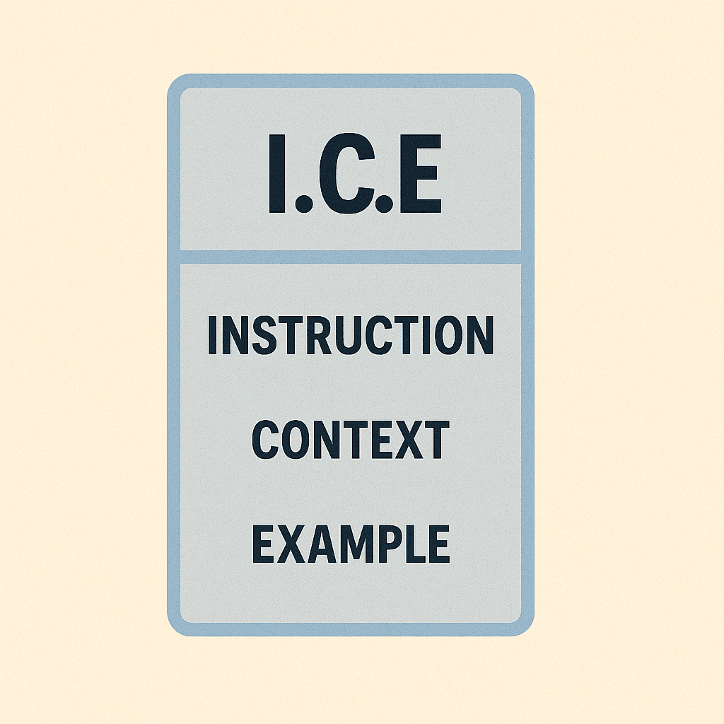 Instruction, Context, and Example