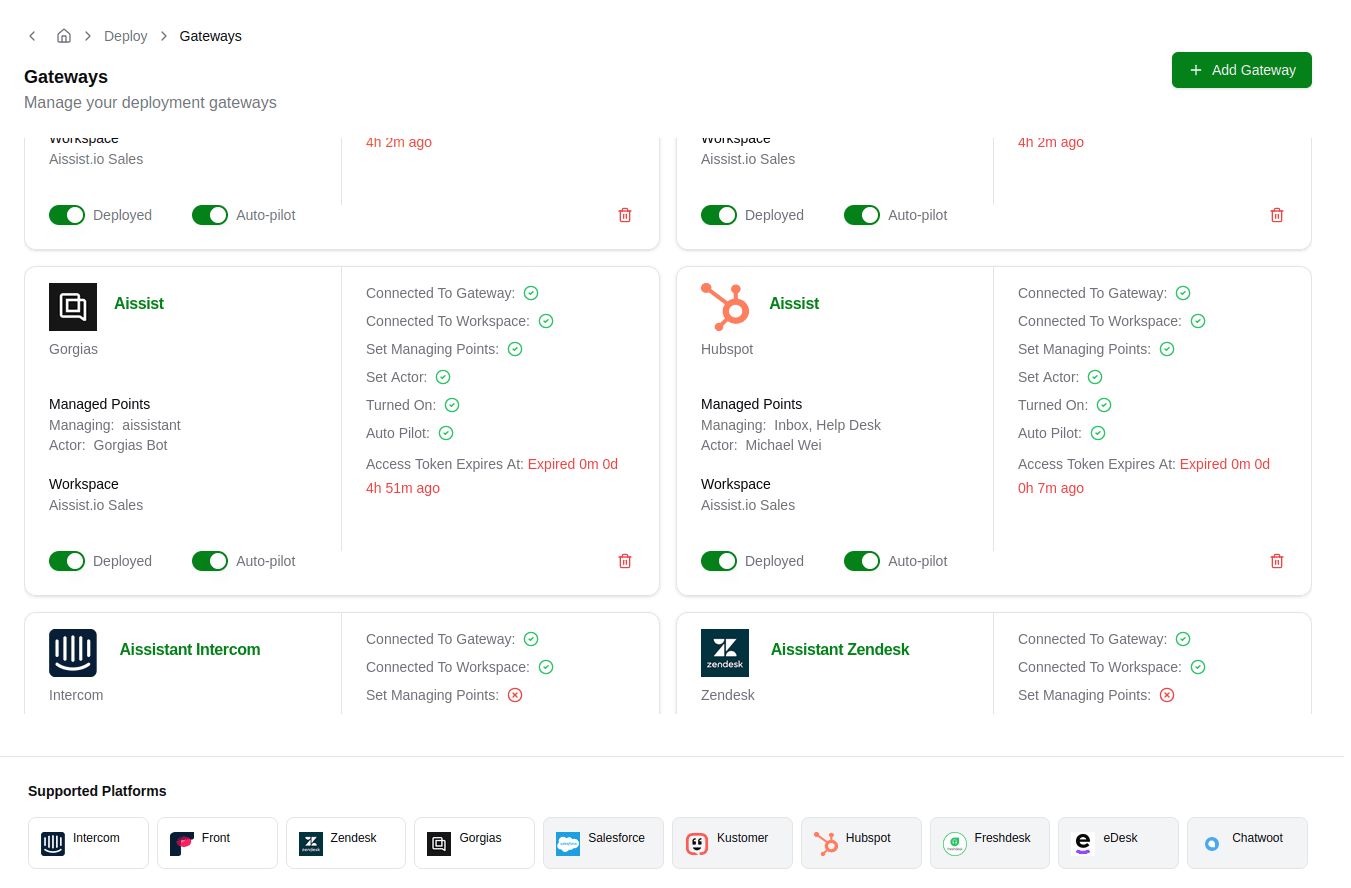 Step 6: Deploy Gateways