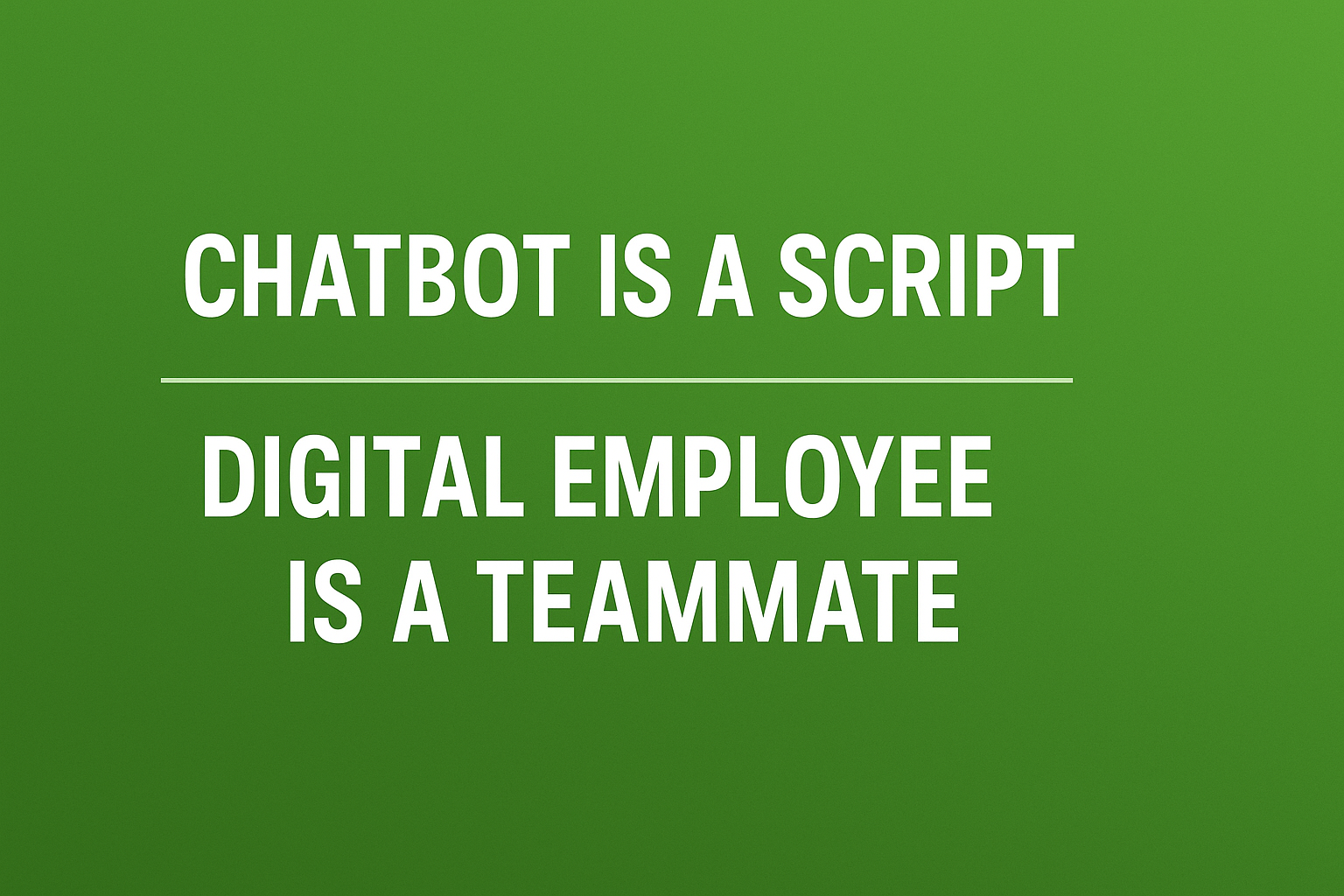 Chatbot is dead, here comes the digital employee